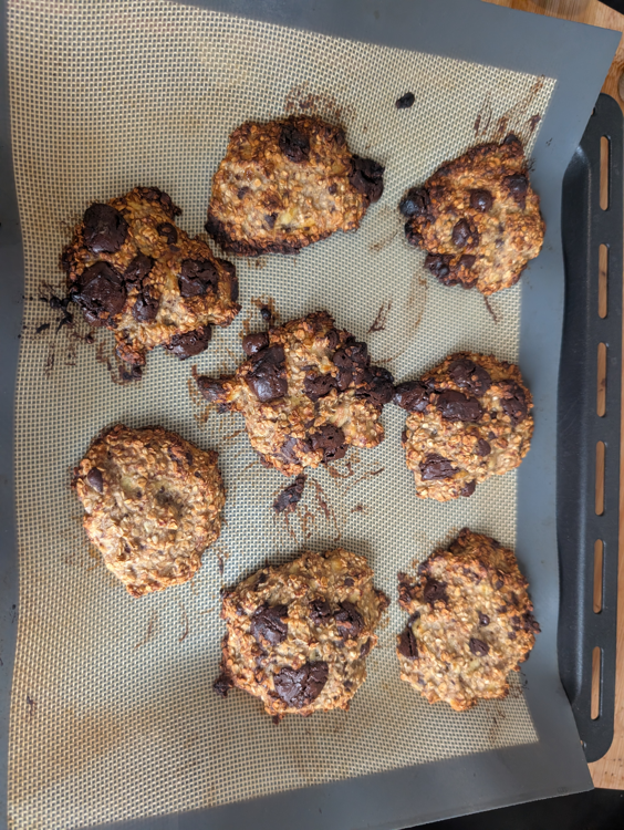 Photo de la recette Cookies banane avoine